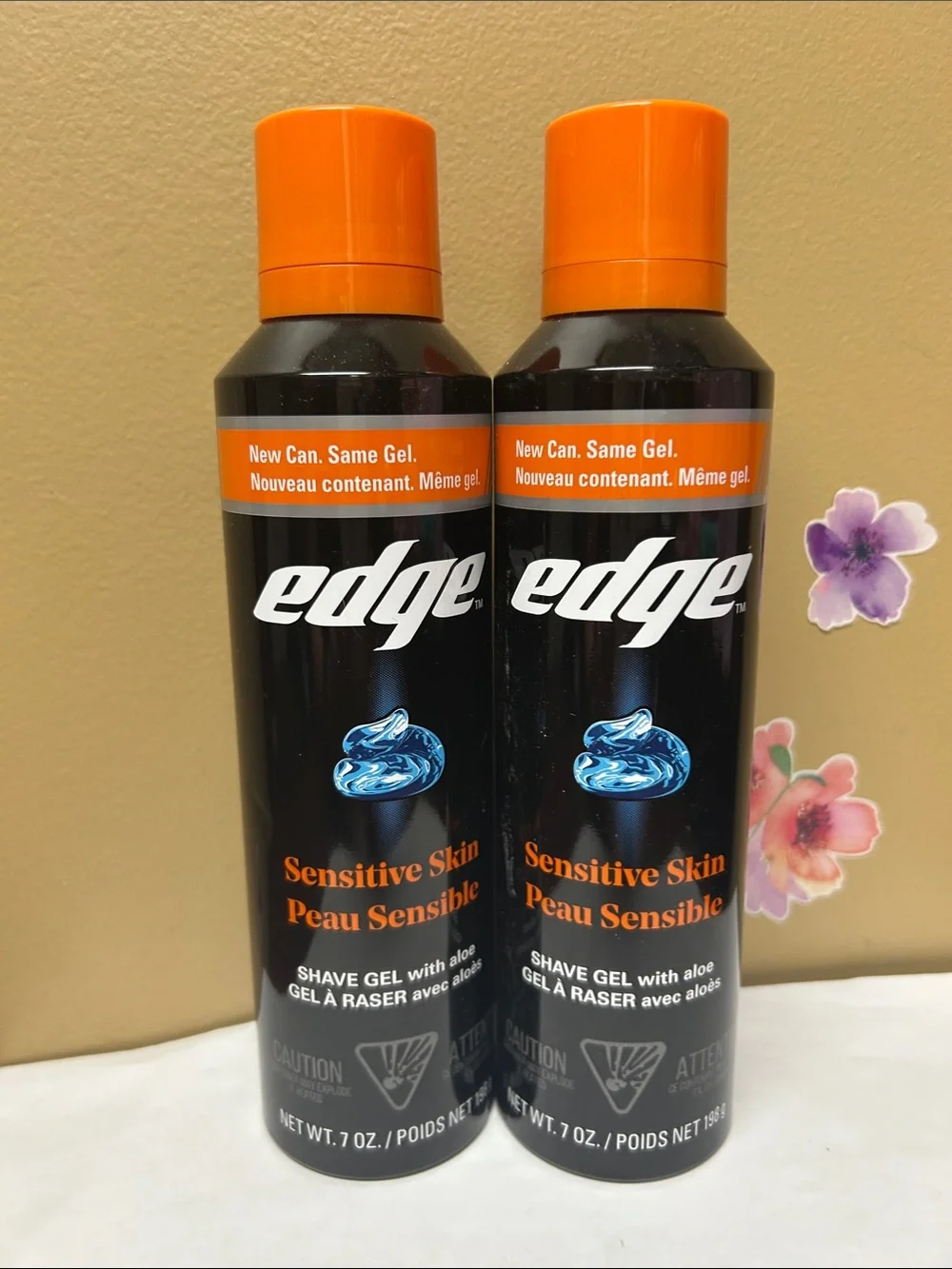 edge Sensitive Skin Shave Gel-7 oz X 2